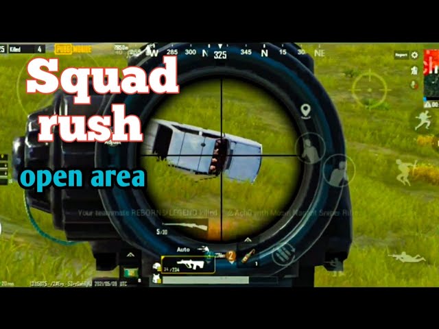 New Clutch in open area Rush GamePlay Pubg mobile||TirentGaming yt class=