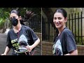 Actress Shruti Haasan spotted jogging in Hyderabad, viral video