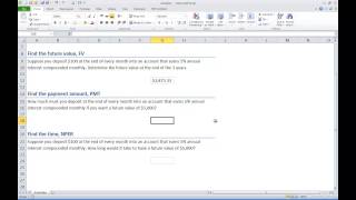 Excel Formulas for Annuities