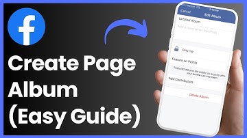 How to Create Album in Facebook Page Using Mobile !