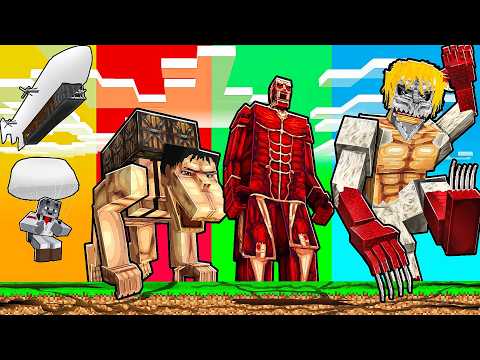Evolving from HUMAN to the NEW MARLEY TITAN in ATTACK ON TITAN