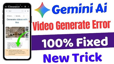 google ai studio Failed to generate video problem | google ai studio capacity problem | free Veo 2