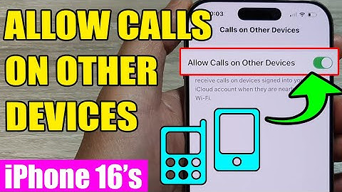 📞iPhone 16/16 Pro Max: How to Enable/Disable ALLOW CALLS ON OTHER DEVICES🔁