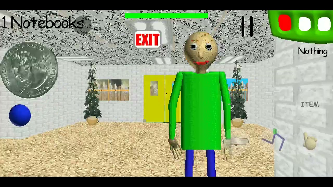 Digitando o código secreto do Baldi basic's - YouTube