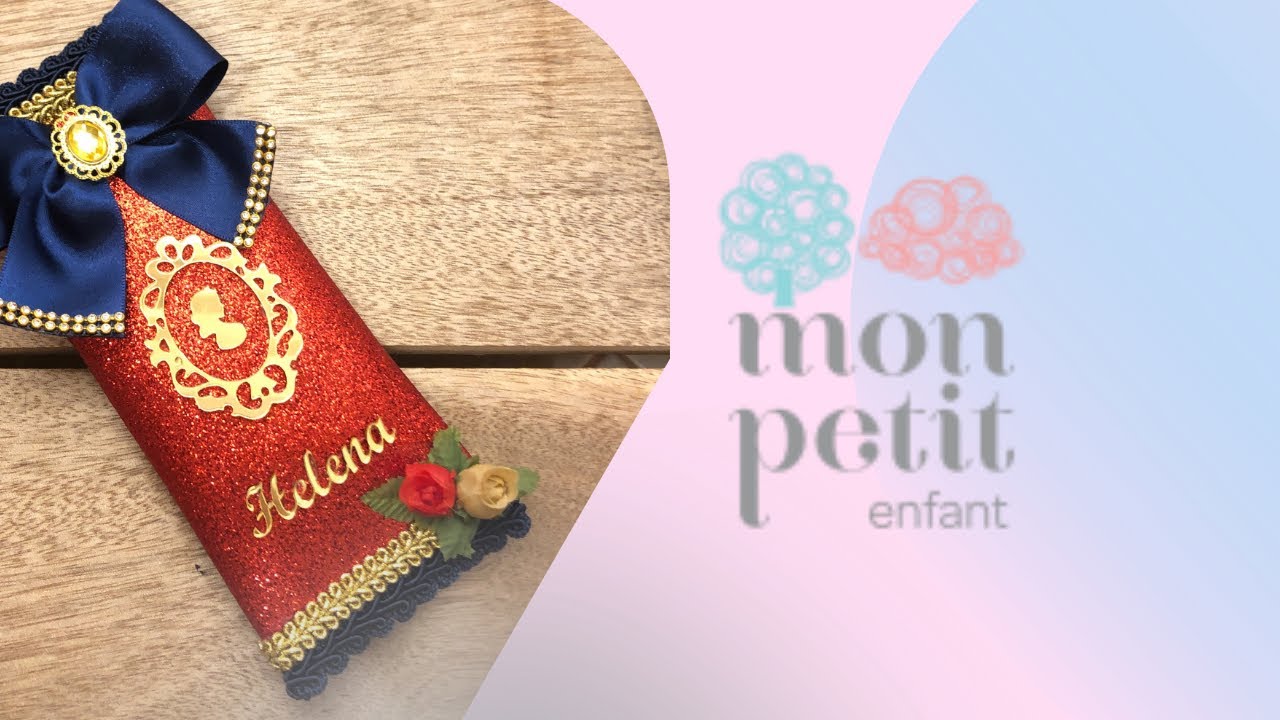 Carteira kitkat tema Branca de Neve