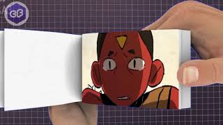 a mother sacrifices to protect her child flipbook animation