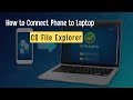 How to Use Your Phone on a Laptop with CX File Explorer | Transfer Files Wirelessly ✅