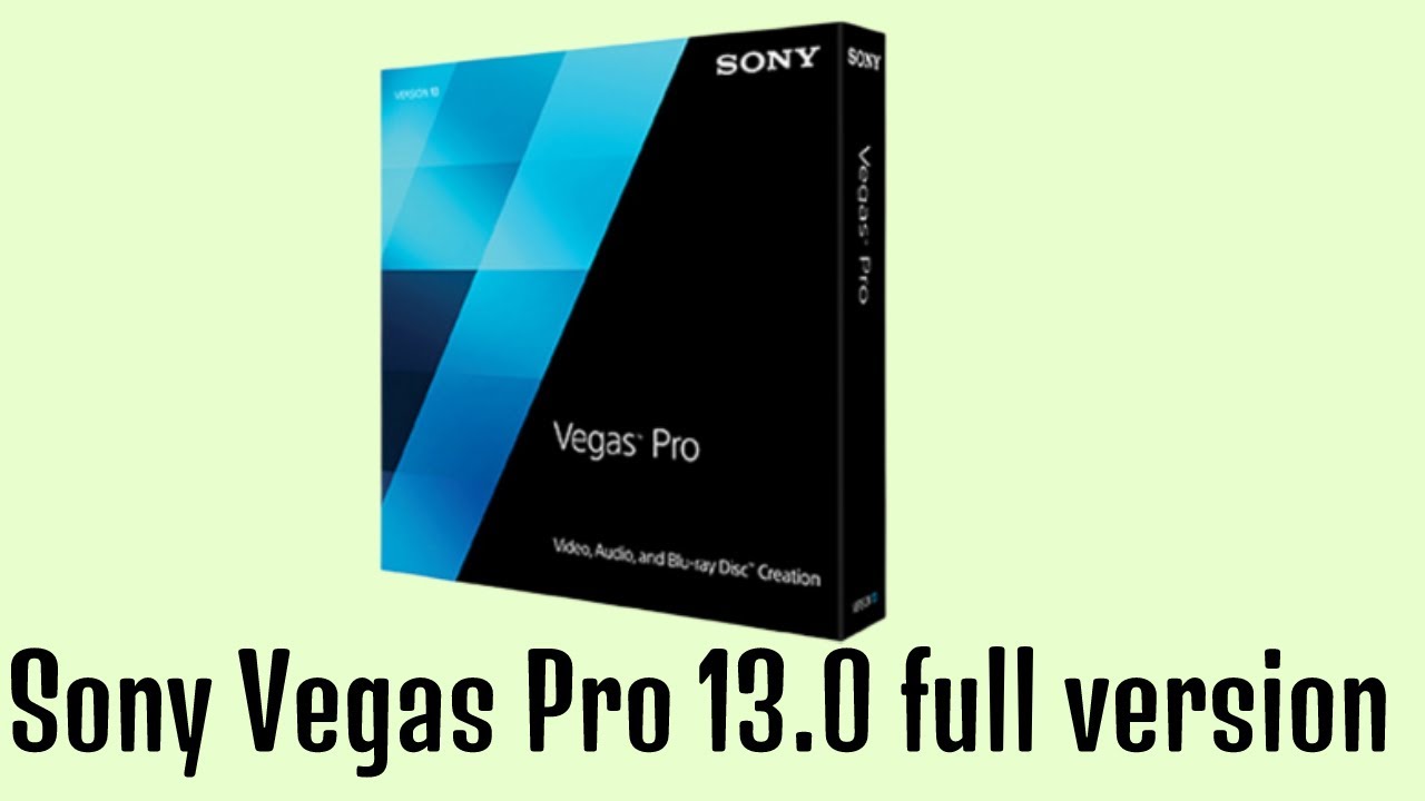 sony vegs pro 13 demo download