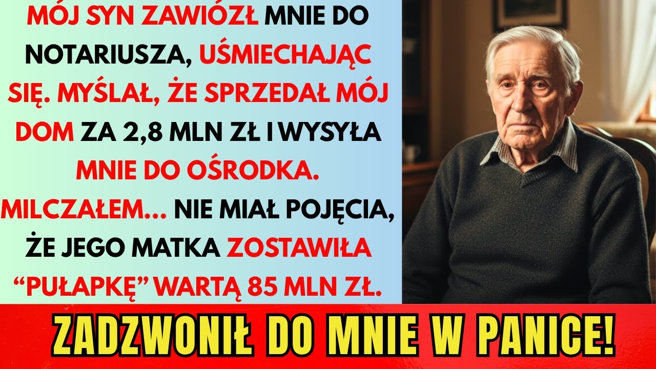 Po śmierci żony nie powiedziałem synowi o 85 milionach złotych, które odziedziczyłem.