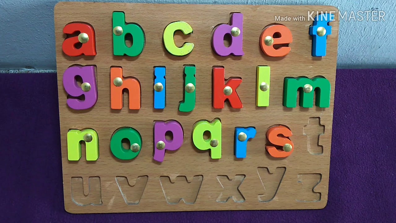 Small abcd English alphabet letter for kids learn a b c d e f g h i j k ...