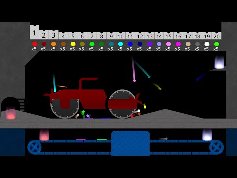 The Road Roller - Marble Race in Algodoo