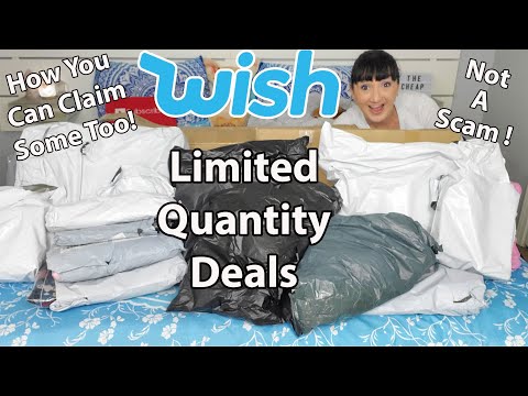 WISH Limited Quantity Deals Part 2