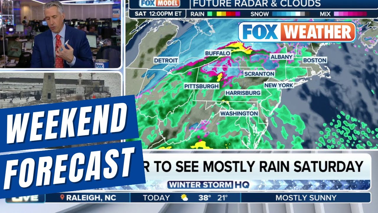 Weekend Forecast: Dangerously Cold Air To Filter Into Country - YouTube
