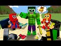 Monster School : Good Baby Hulk And Bad Baby Hulk - Sad Story - Minecraft Animation