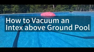 How to Vacuum an Intex Above Ground Pool 