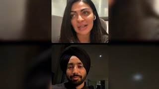 neeru Bajwa & satinder sartaj live to thanks for giving love to movie shayar 🥰🤩book your tickets now