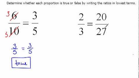 Methods of Determining if Proportions are True 5.3