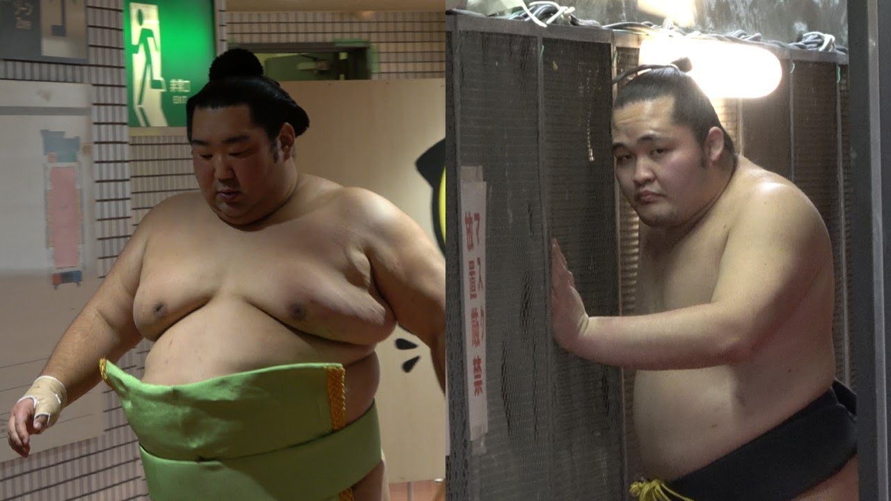 Sumo wrestler close-ups: Feel the aura! - YouTube