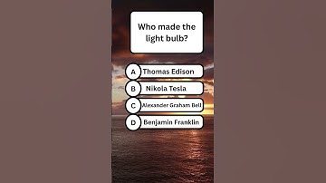 Who Invented It? Bet You’ll Guess Wrong! #Inventions #Quiz #MindBlown