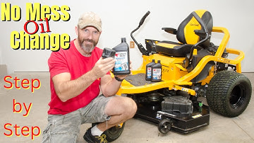How to change Oil in a Cub Cadet Ultima (ZT1 ZT2) zero turn