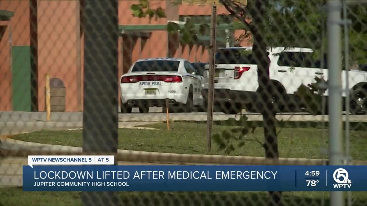 Medical emergency at Jupiter High School prompts lockdown YouTube