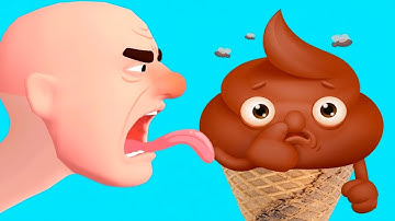 Stacky Ice Cream Runner - Gameplay Walkthrough - All Levels (IOS, Android)