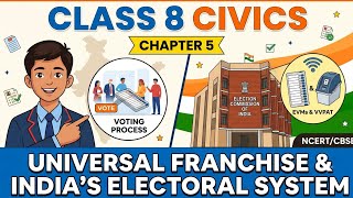 Universal Franchise and India’s Electoral System | Class 8 Chapter 5 | Full Chapter Explanation