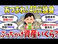 【有益】40歳独身だけどこの貯金額で大丈夫？40代独身のリアルなお金事情いろいろ＜投資・NISA＞【ガルちゃんまとめ】