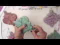Gel press tile holiday ornaments by cyndi cesare