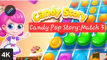 Candy Pop Story: Match 3 Epic Gameplay/ Candy Puzzle satisfied #viralvideo #fyp @homeskitchenuae5009