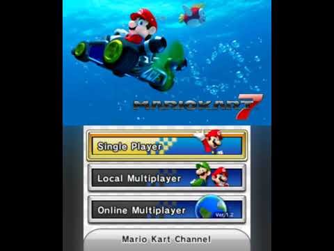 Mario Kart 7 - Main Menu - Extended