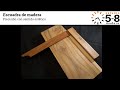 Cómo hacer una escuadra de madera