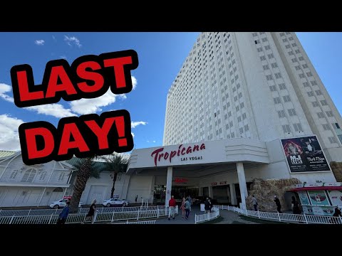 Tropicana Hotel and Casino's last operating day - Full Walk Through - 04/01/2024