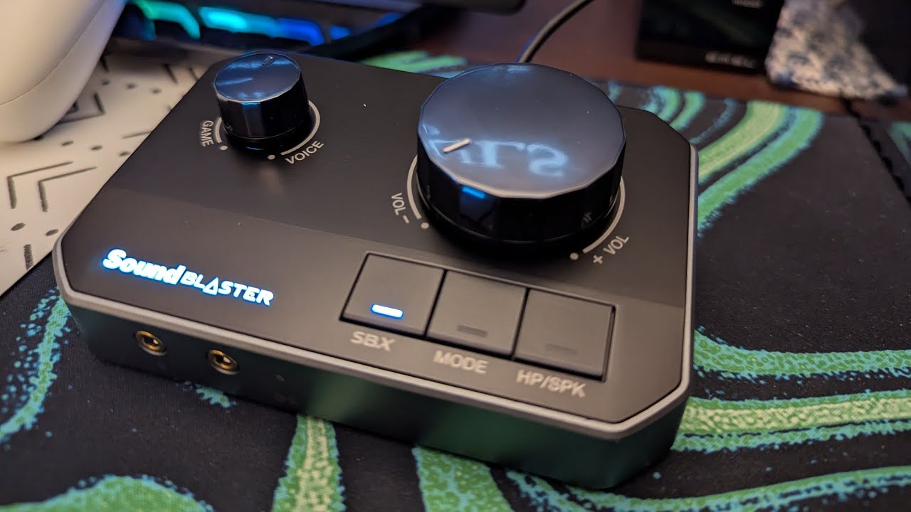 Creative Soundblaster G8 - YouTube