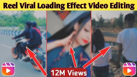Buffering Effect Video Editing Tutorial || Loading Video Editing || Reel Viral Trend Video Editing