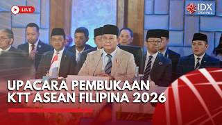 🔴 LIVE - Opening Ceremony of the 2026 ASEAN Summit Philippines | BREAKING NEWS