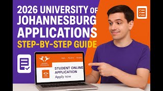 Easy step-by-step Online application |  UJ 2026 online application