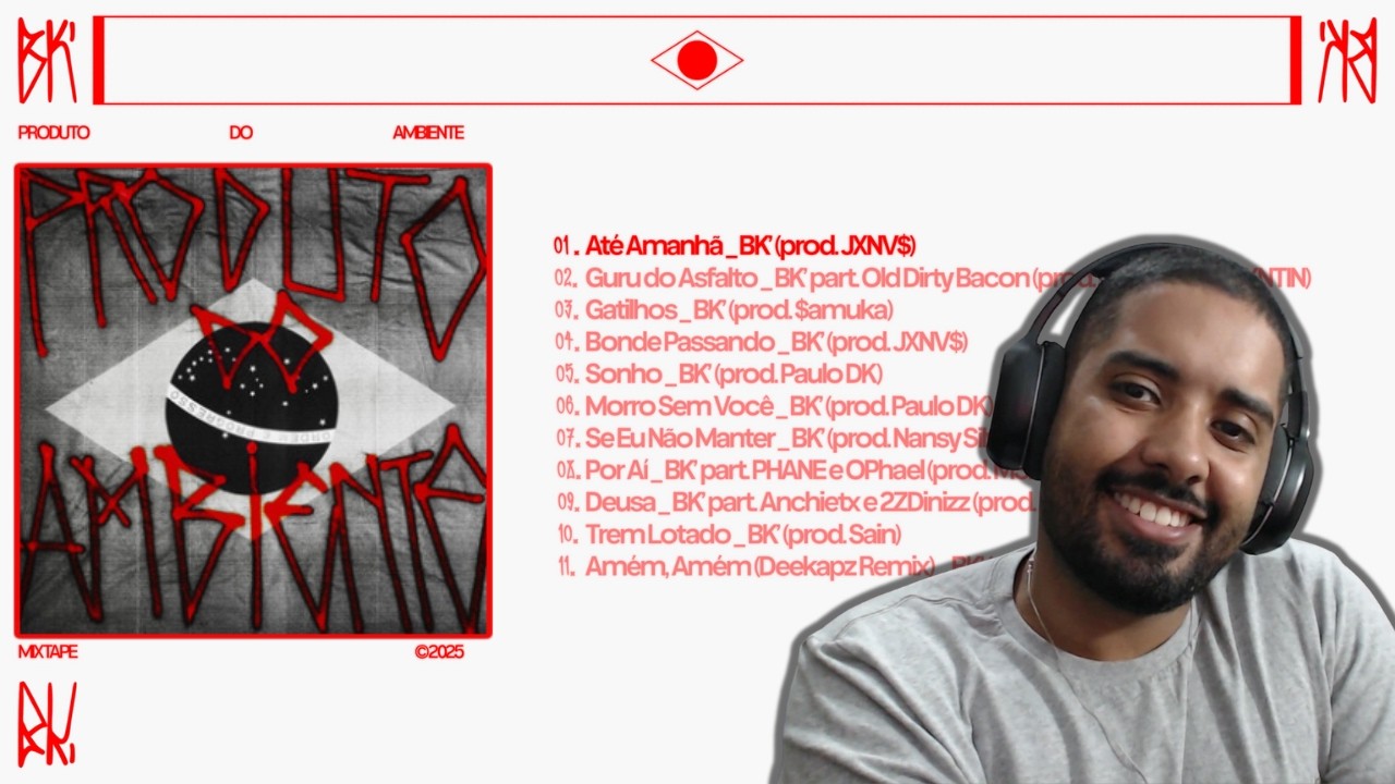 PRODUTO DO AMBIENTE MIXTAPE - BK' | REACT Toca pro Gabi