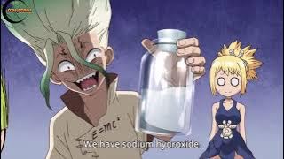 Learn With Dr.Stone | Senku | How to Make (Hydrolic Acid,Sodium Hydroxide,chlorosulfuric,Ammonia)