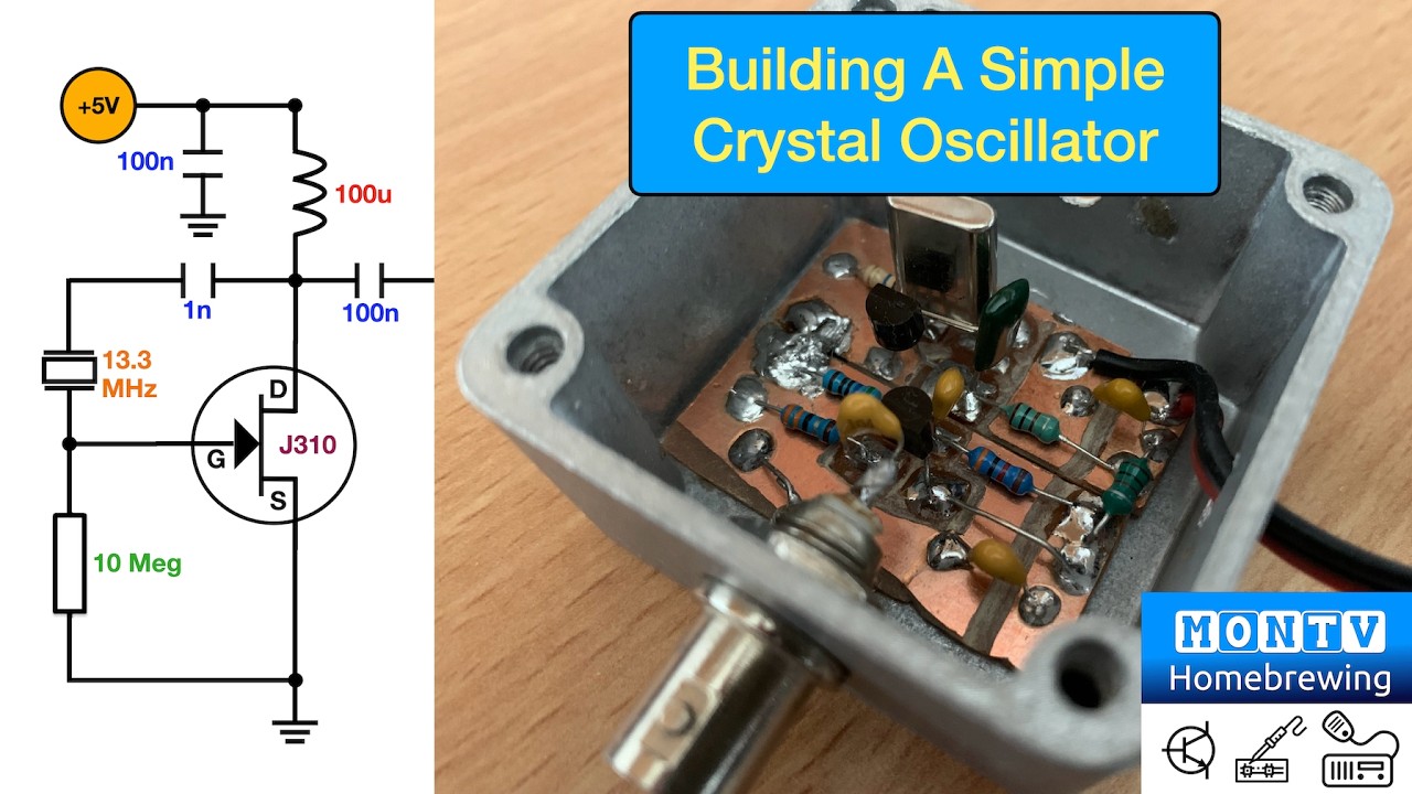 70 - Building A Simple Crystal Oscillator