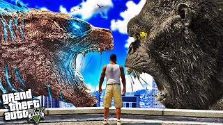 GODZILLA vs KING KONG in GTA 5 (Mods)