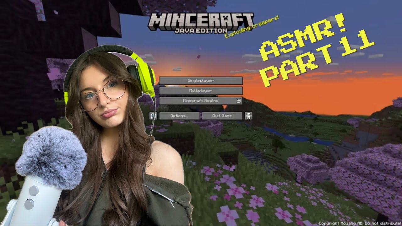 ASMR 1+hour Minecraft Gameplay for sleep, study and relaxing💎(Minecraft ...