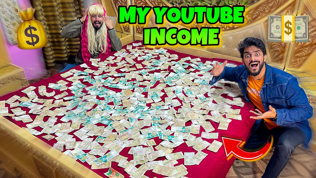 YOUTUBE INCOME REVEAL KARDI💰| GIVEAWAY 🎁| MISHKAT KHAN | COMEDY VLOG