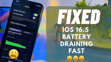 How To Fix iOS 16.5 Update Battery Draining On iPhone !! iOS 16.5 Battery Draining Fast Issue