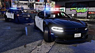 Grand Theft Auto V lspdfr LA patrol EP1 gang  shootout #gta5lspdfr #lspdfr #gta5