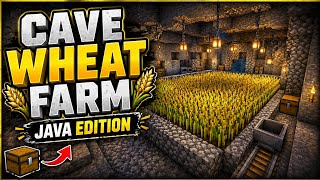 Cave Wheat Farm Tutorial (Minecraft Java Edition)