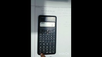 How to convert polar to rectangular in casio fx-100MS 2nd edition calculator.