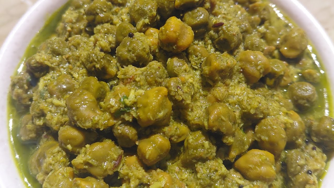 ओल्या हरभरा ची भाजी😍😋😋