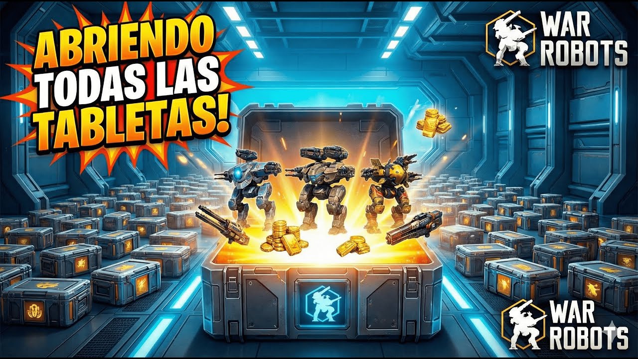 🤖🔥 WAR ROBOTS EN VIVO Abriendo todas las tabletas