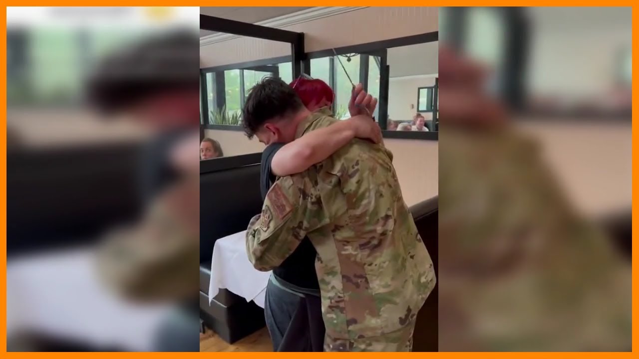 Mom Can't Handle Emotions As Military Son Surprises Her At Work | Soldier Coming Home